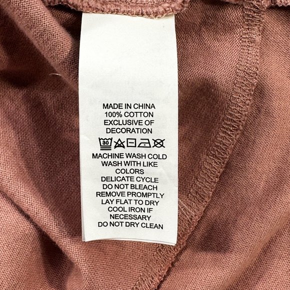 Kate Spade New York Women's Size Small Short Sleeve Top Studded Brown Preowned - Picture 4 of 11